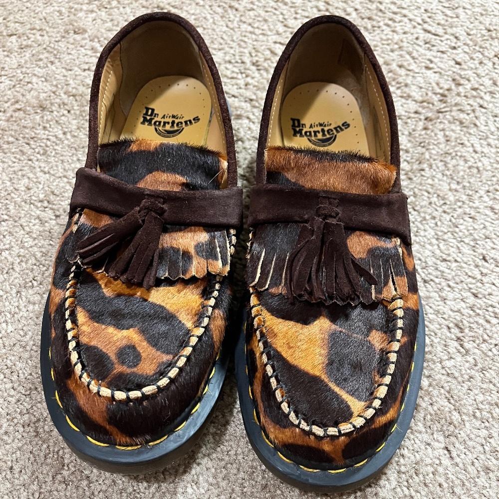 Dr Marten Ocelot Loafers Hair On